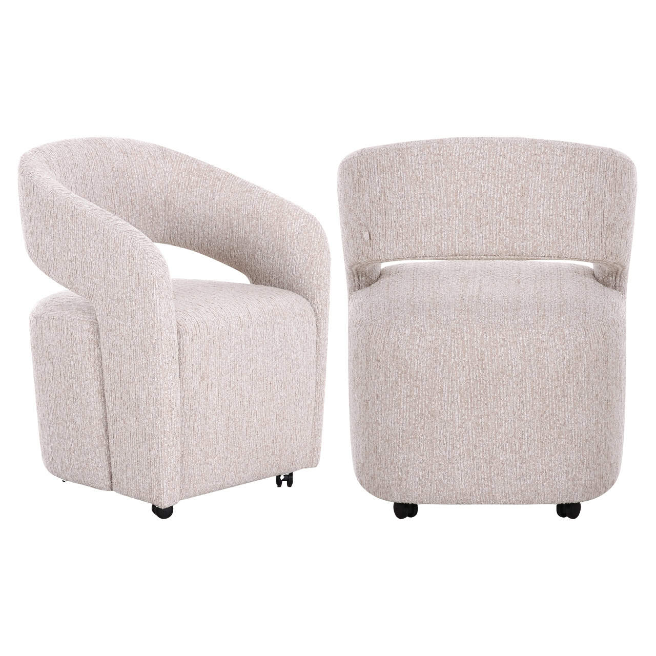 Chaise de salle à manger Vixen natural linear Richmond Interiors