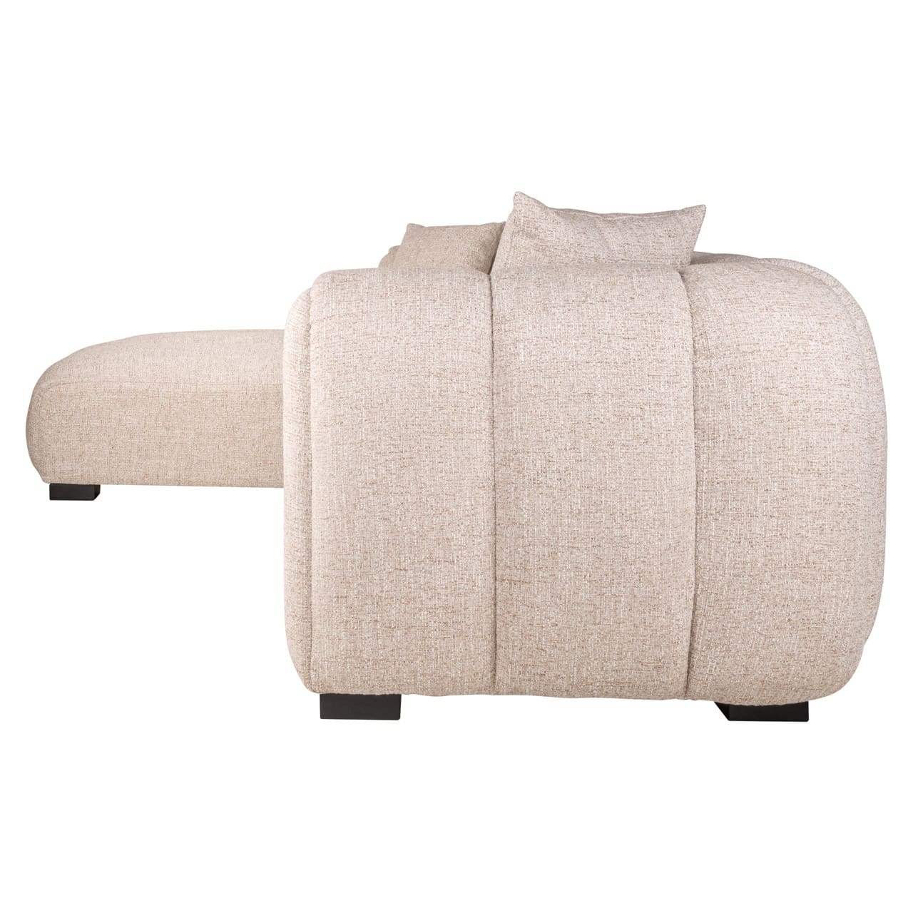 Canapé Novaro cream tweed lounge gauche ignifugé Richmond Interiors – Image 3