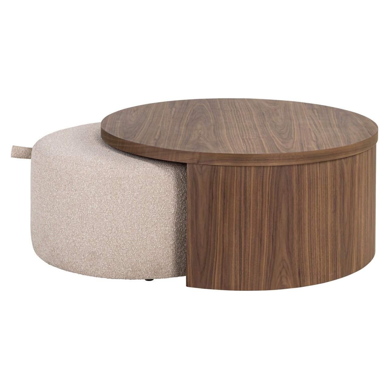 Table basse Windsor walnut ignifugé (Lot de 2) Richmond Interiors – Image 2
