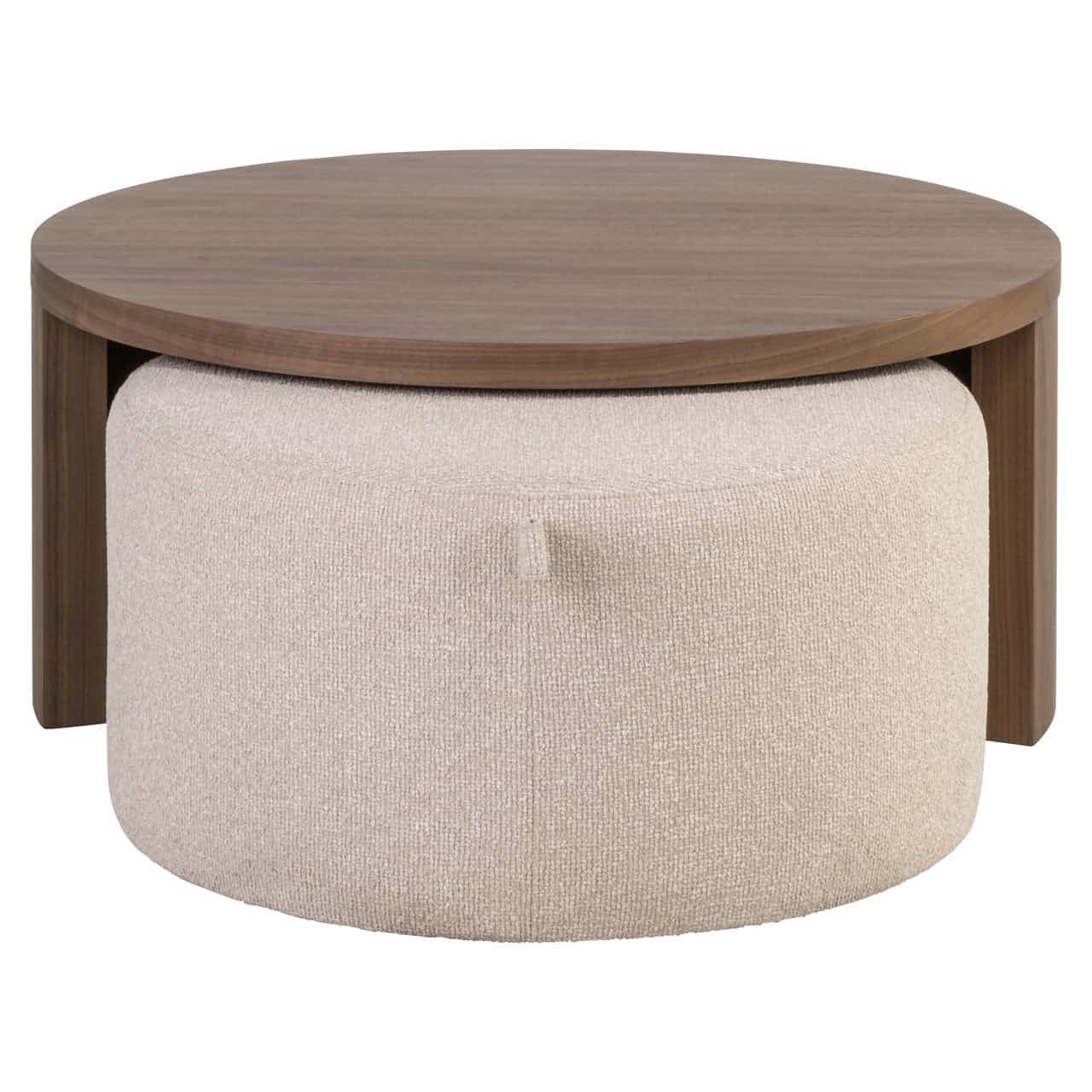 Table basse Windsor walnut ignifugé (Lot de 2) Richmond Interiors – Image 3