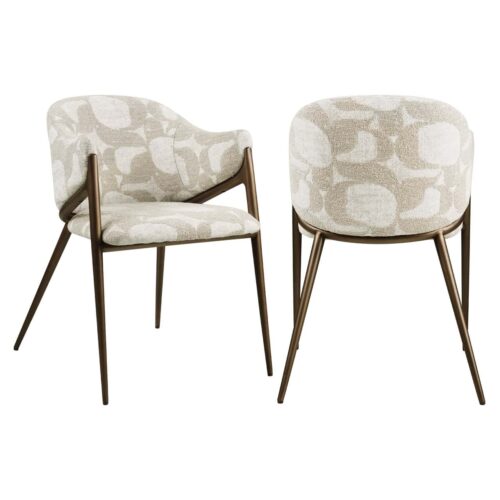 Chaise de salle à manger Gwen natural oasis Richmond Interiors