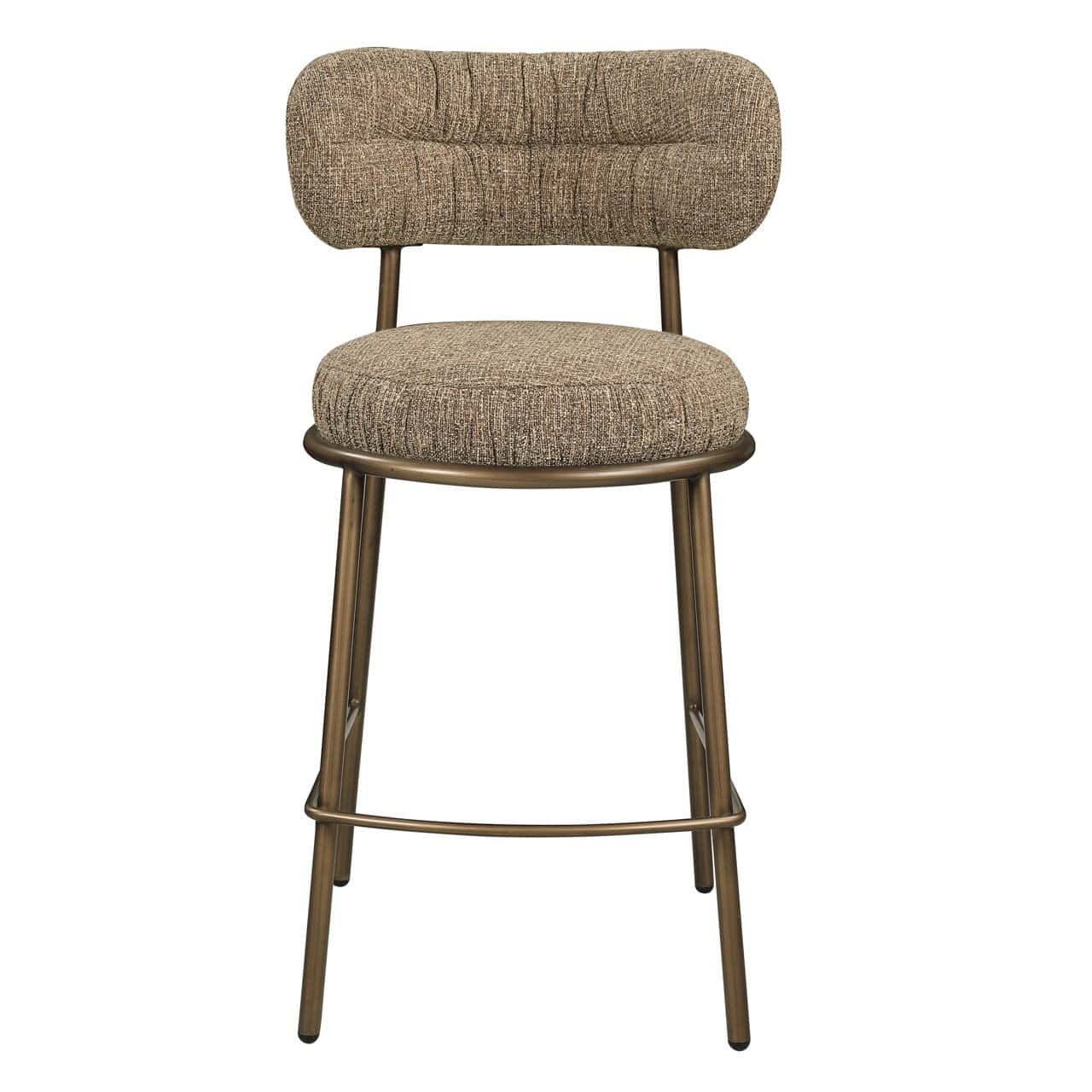 Tabouret de comptoir Encanto brown tweed Richmond Interiors – Image 3