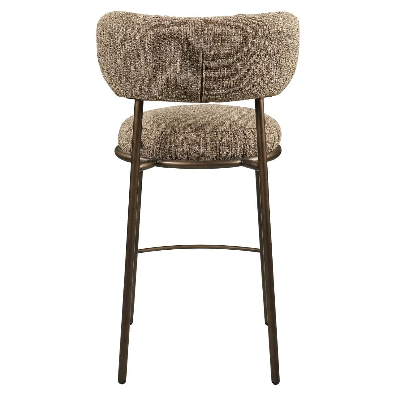 Tabouret de comptoir Encanto brown tweed Richmond Interiors – Image 5