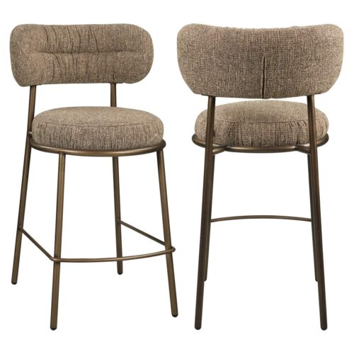Tabouret de bar Encanto marron tweed Richmond Interiors