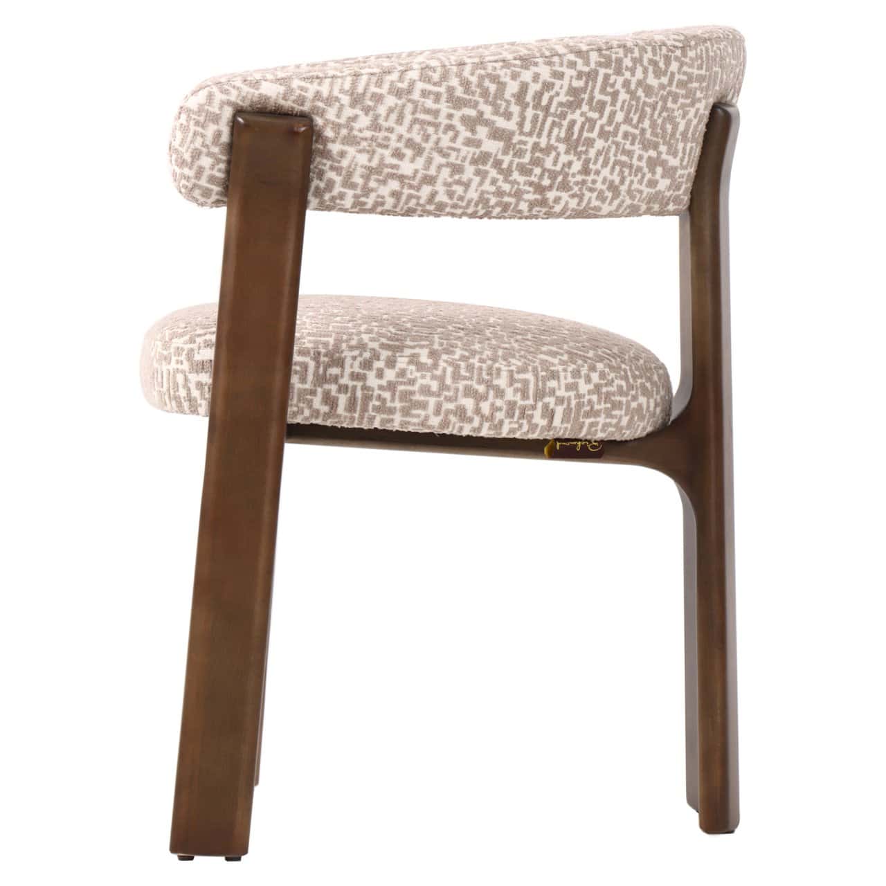 Chaise de salle à manger Contigo natural geo Richmond Interiors – Image 4