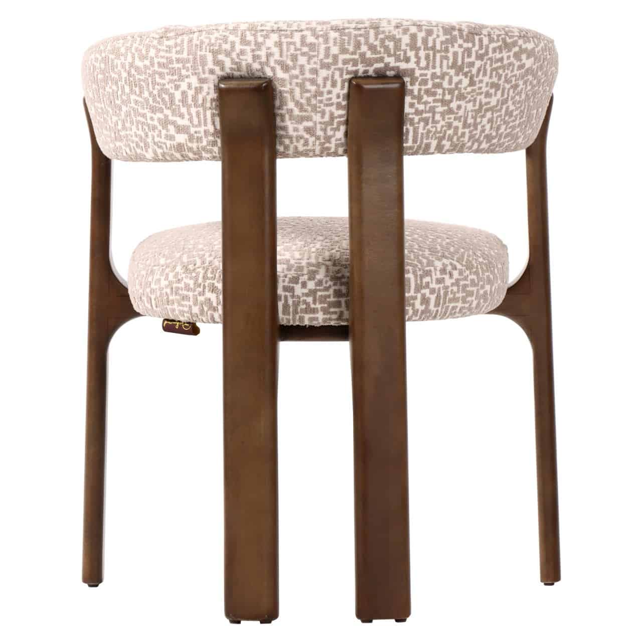 Chaise de salle à manger Contigo natural geo Richmond Interiors – Image 5