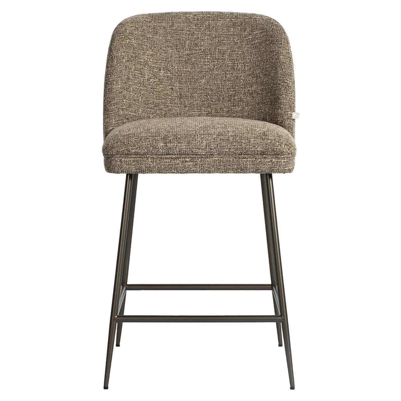 Tabouret de bar Pullitzer marron tweed Richmond Interiors – Image 3