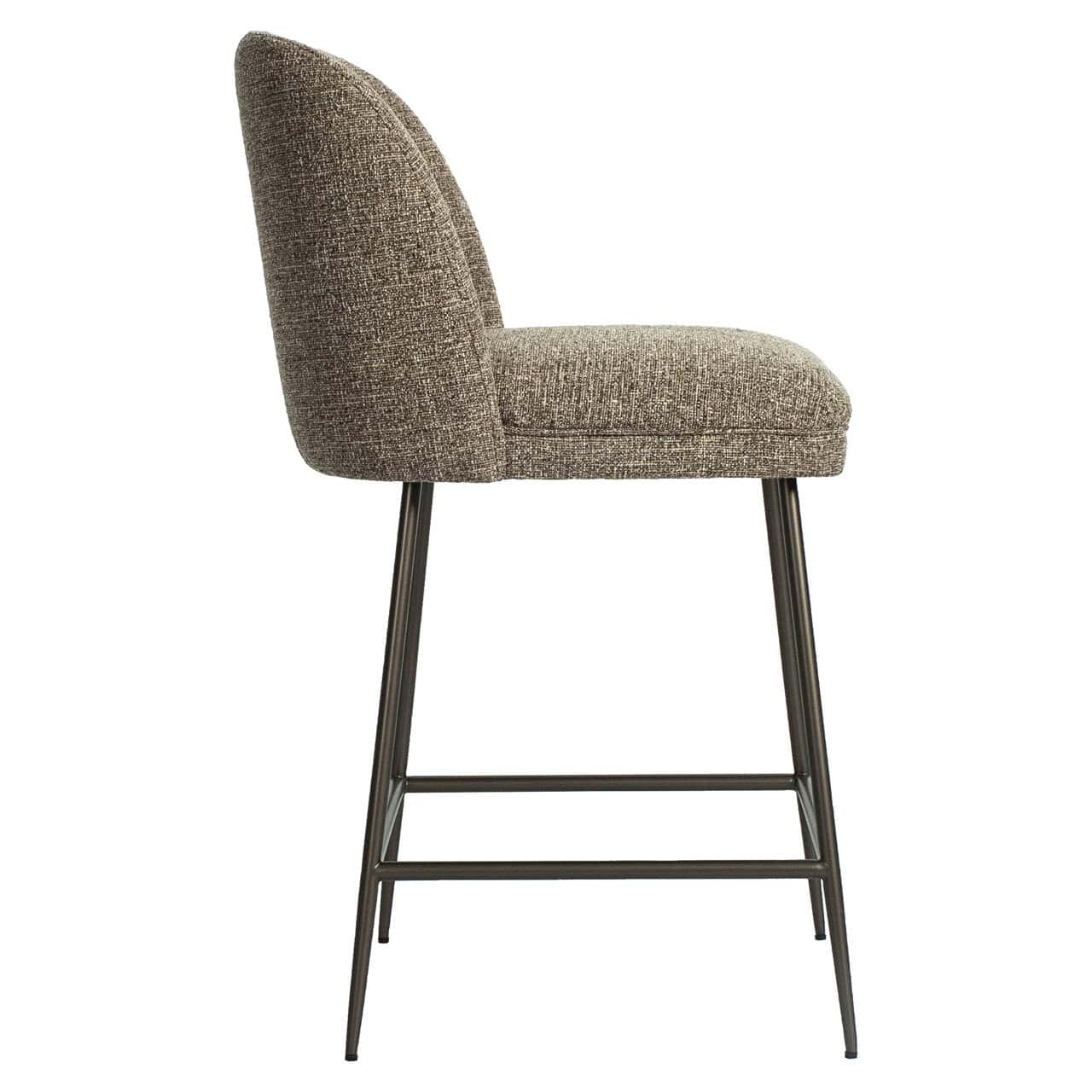 Tabouret de bar Pullitzer marron tweed Richmond Interiors – Image 4