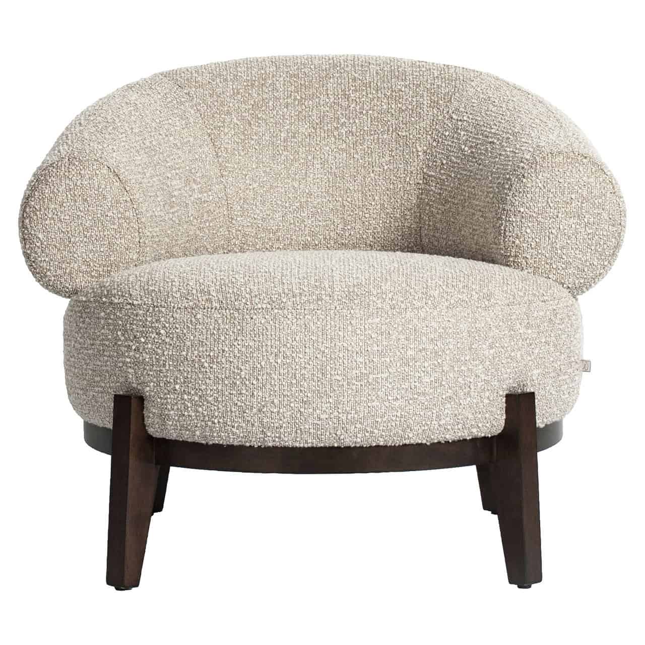 Fauteuil lounge Montana natural chunky ignifugé Richmond Interiors – Image 3