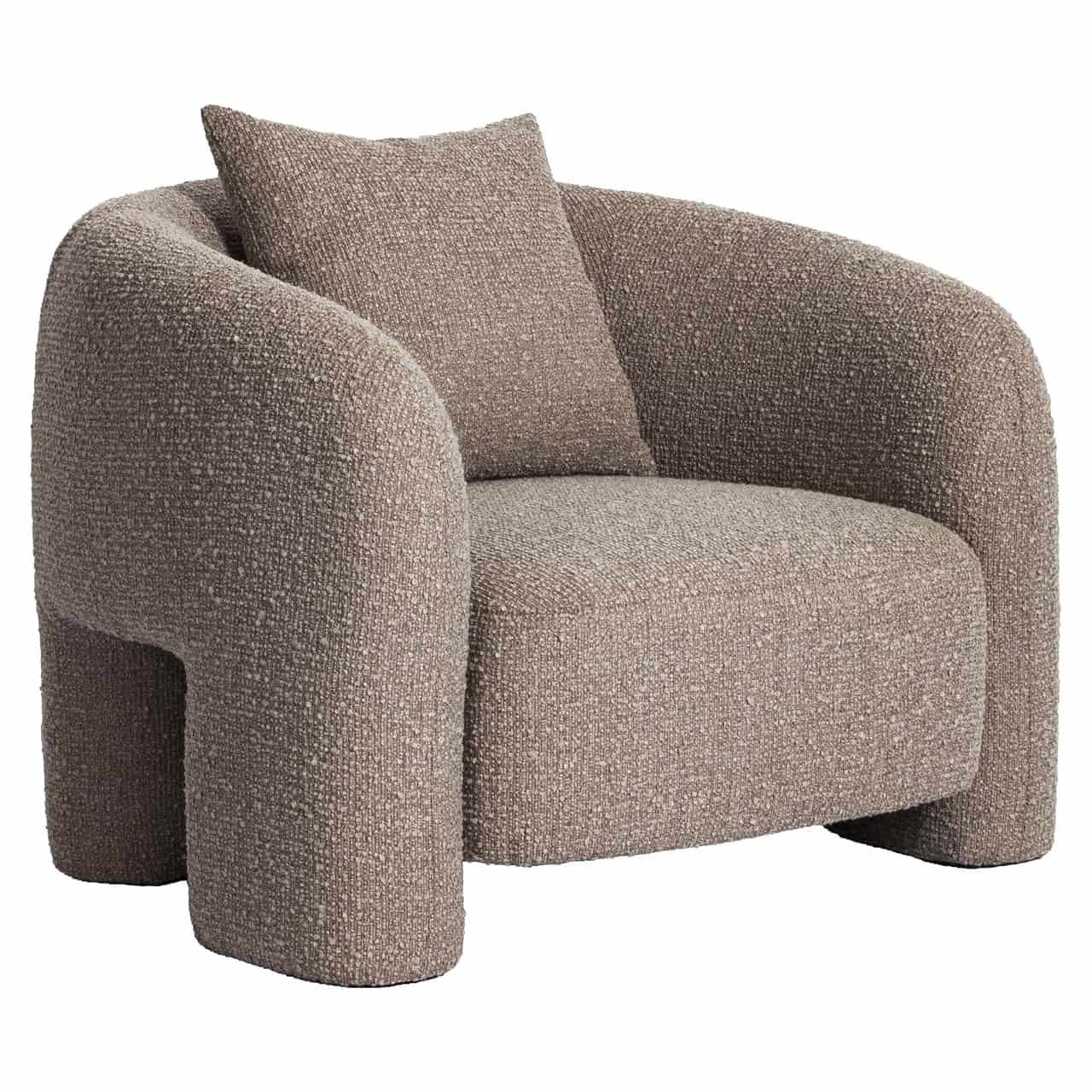 Fauteuil lounge Tuscany mocca chunky Richmond Interiors – Image 2