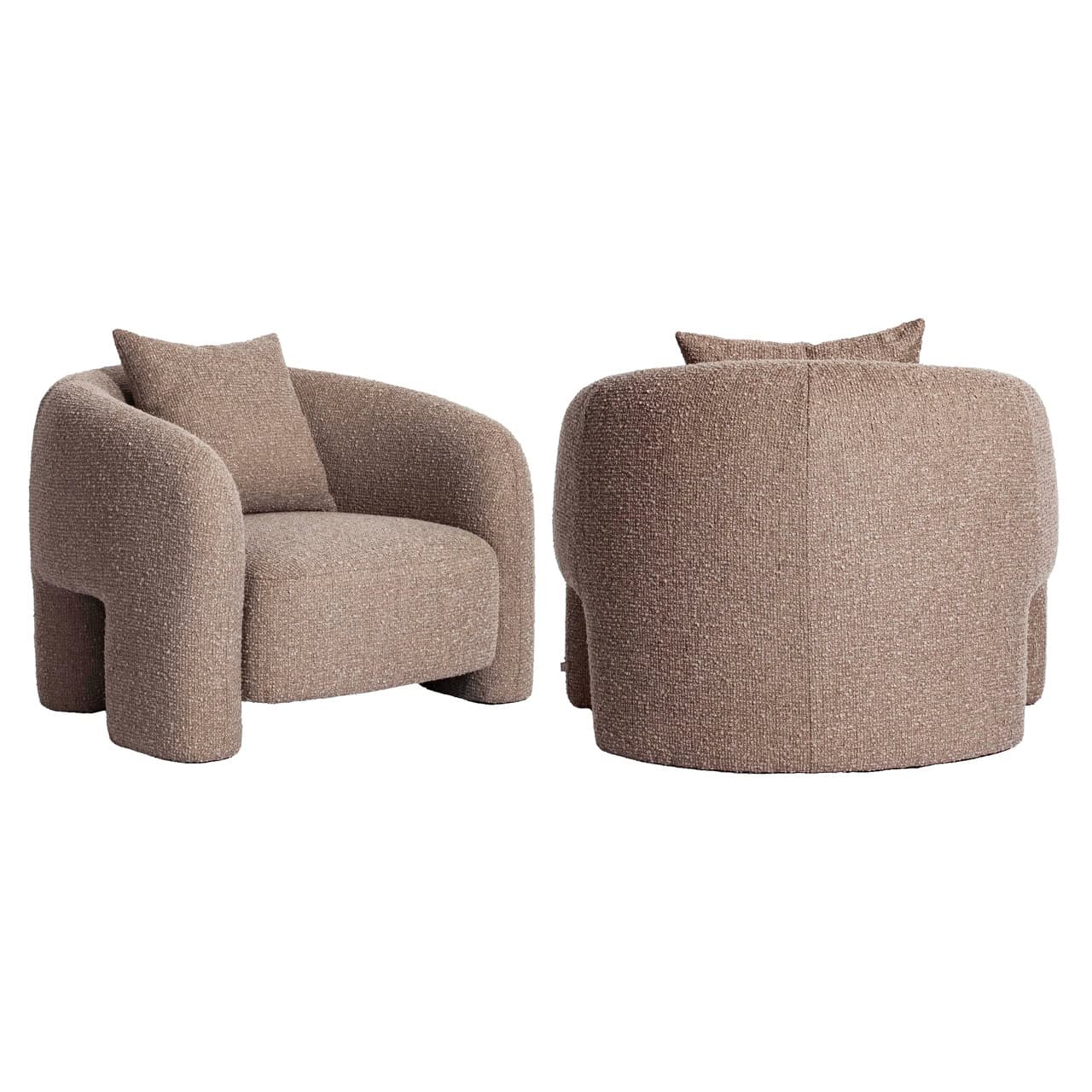 Fauteuil lounge Tuscany mocca chunky Richmond Interiors
