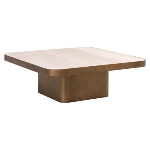 Table basse Claridge beige 90x90 cm (cumulus) Richmond Interiors
