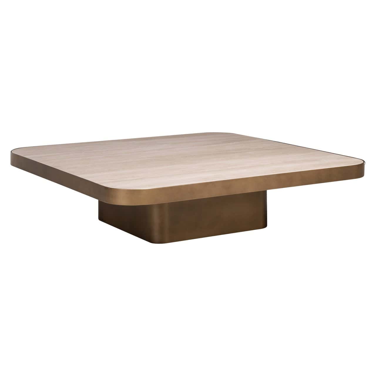 Table basse Claridge beige 100x100 cm (cumulus) Richmond Interiors