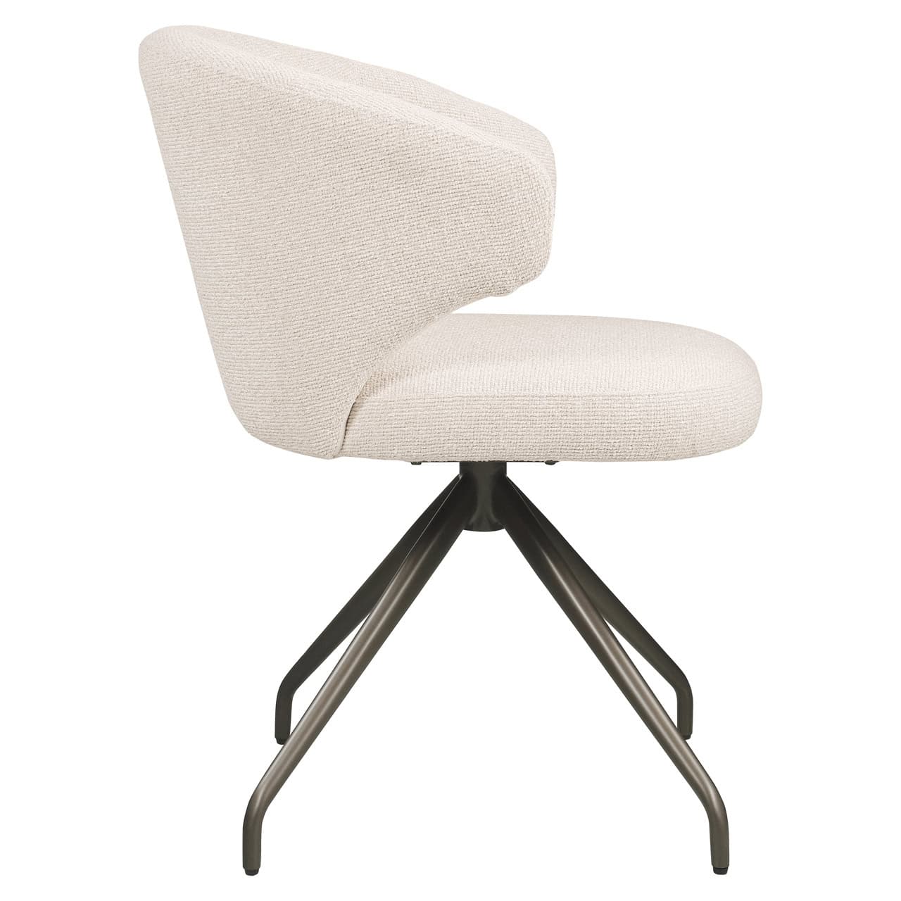 Chaise de salle à manger Milly biscotti pivotante Richmond Interiors – Image 4