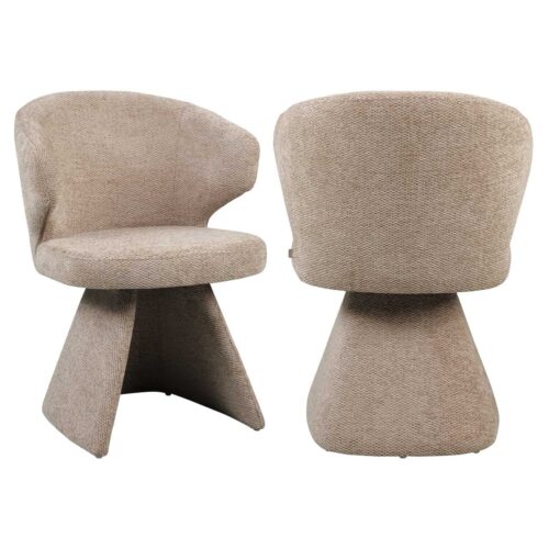 Chaise de salle à manger Zenith mocca boldweave Richmond Interiors