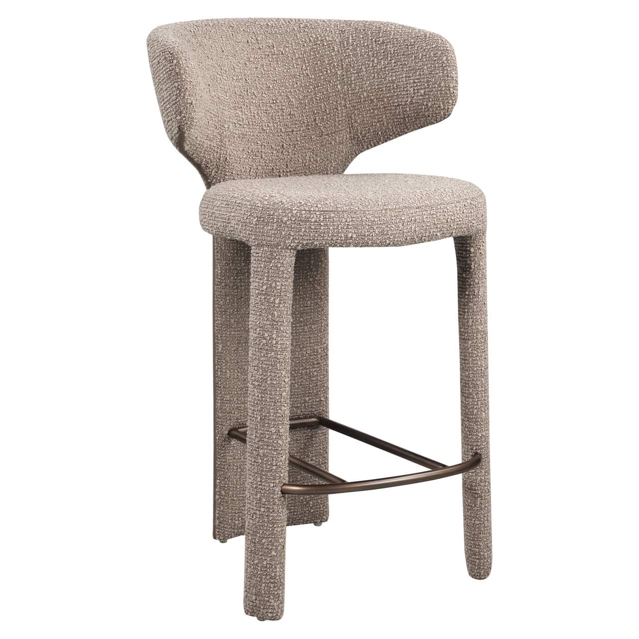 Tabouret de bar Viola mocca chunky Richmond Interiors – Image 2