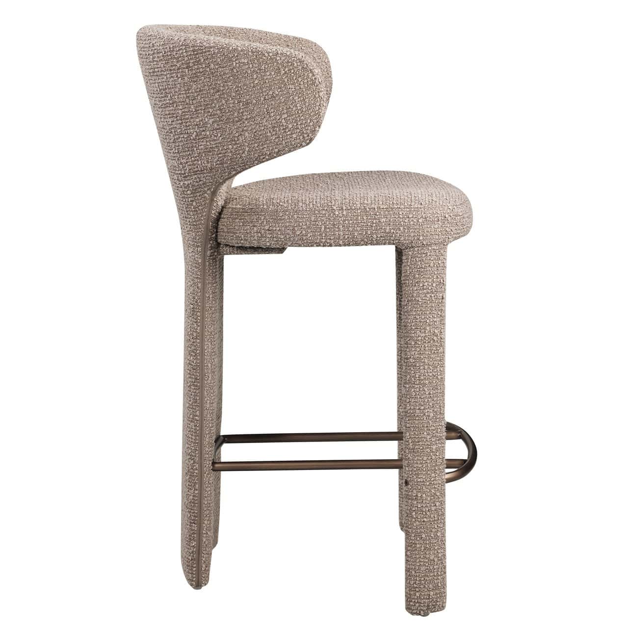 Tabouret de bar Viola mocca chunky Richmond Interiors – Image 4