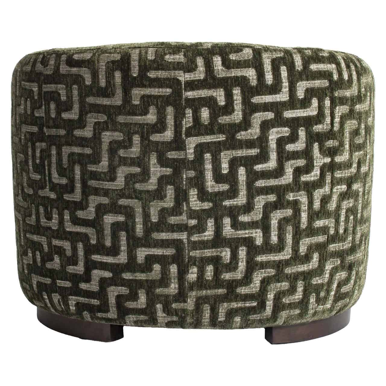 Fauteuil lounge Hannah moss labyrinth ignifugé Richmond Interiors – Image 5