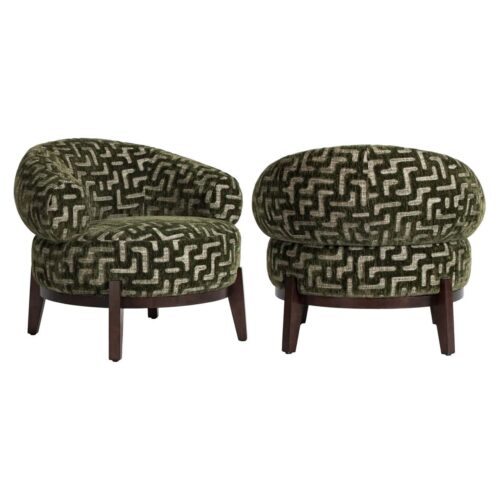 Fauteuil lounge Montana moss labyrinth Richmond Interiors