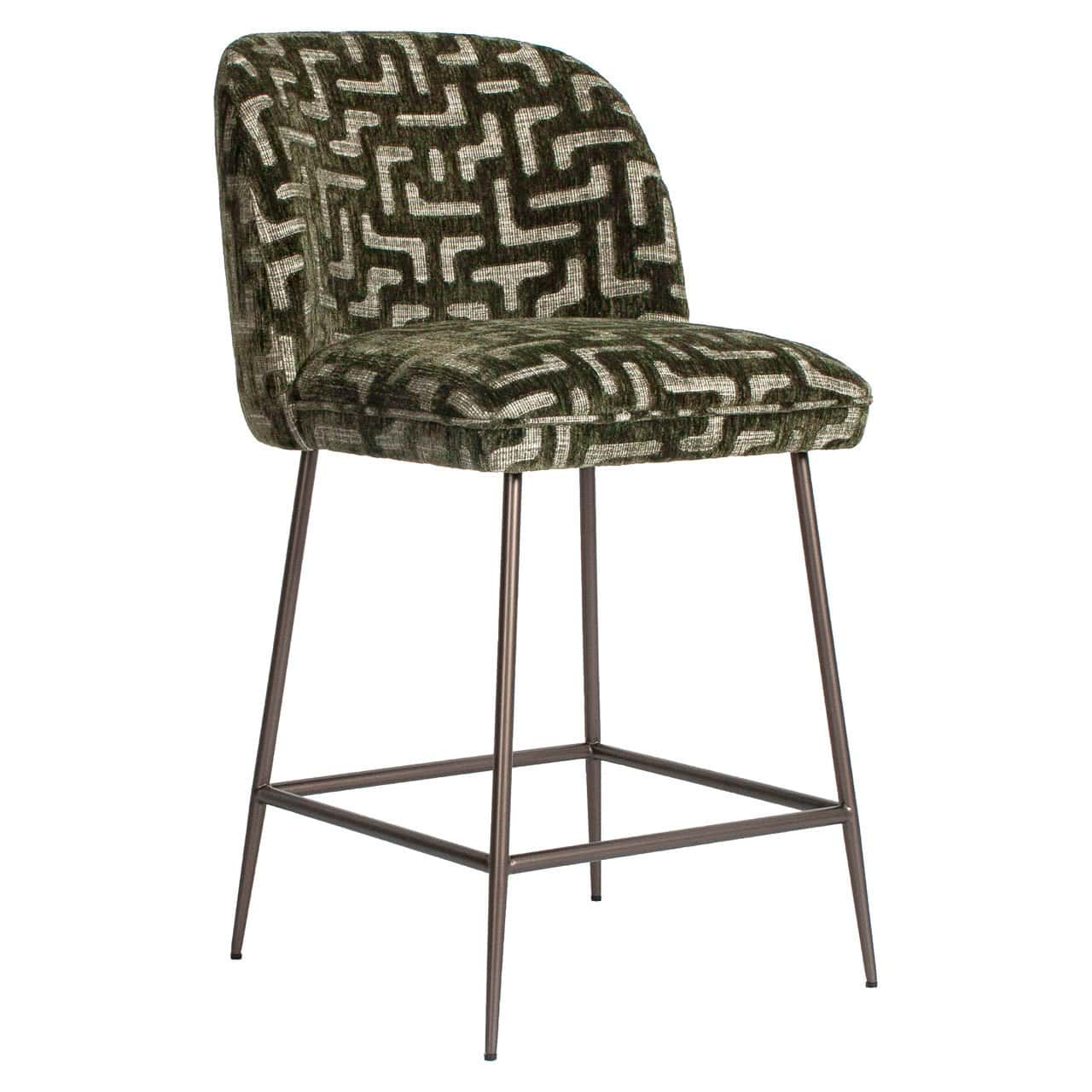 Tabouret de bar Pullitzer moss labyrinth Richmond Interiors – Image 2