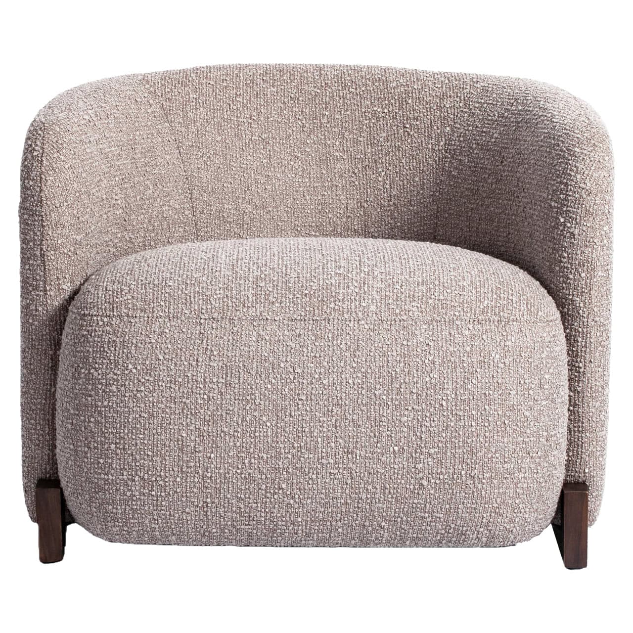 Fauteuil lounge Hannah mocca chunky ignifugé Richmond Interiors – Image 3