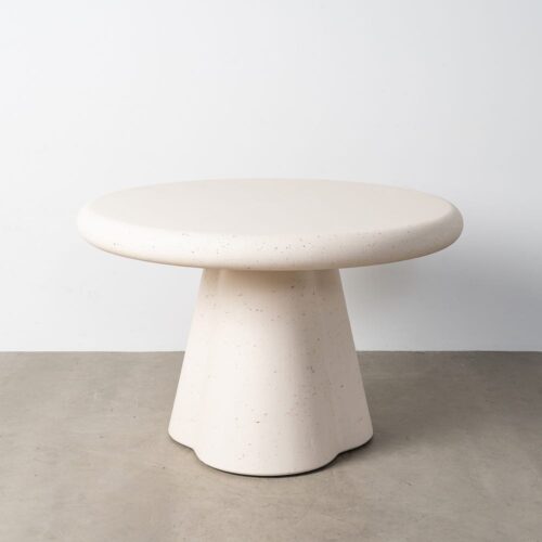 Table à Manger Ronde Terrazzo Microciment Ixia 120cm