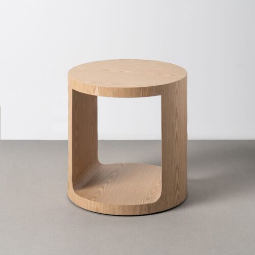 Table d'Appoint Bois Naturel Ixia 50x50cm