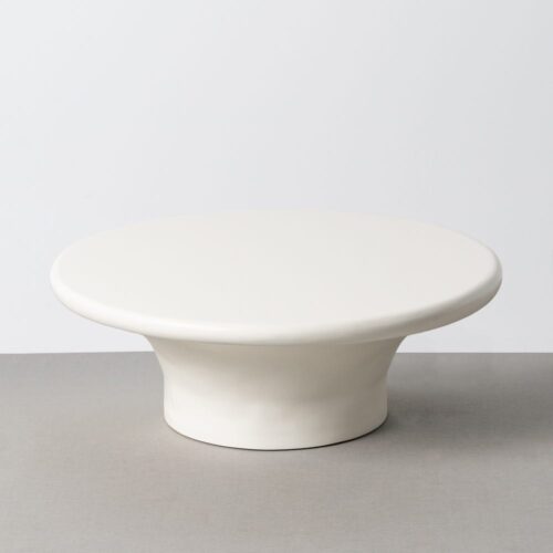Table Basse Laquée Blanc Ixia 79x79cm