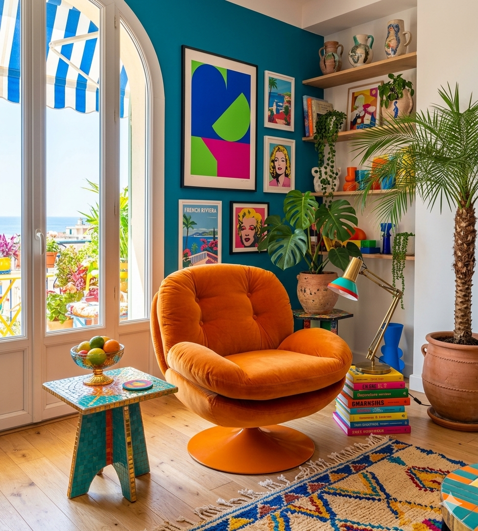 Fauteuils Athezza chez Melimel Home - Design français coloré haut de gamme