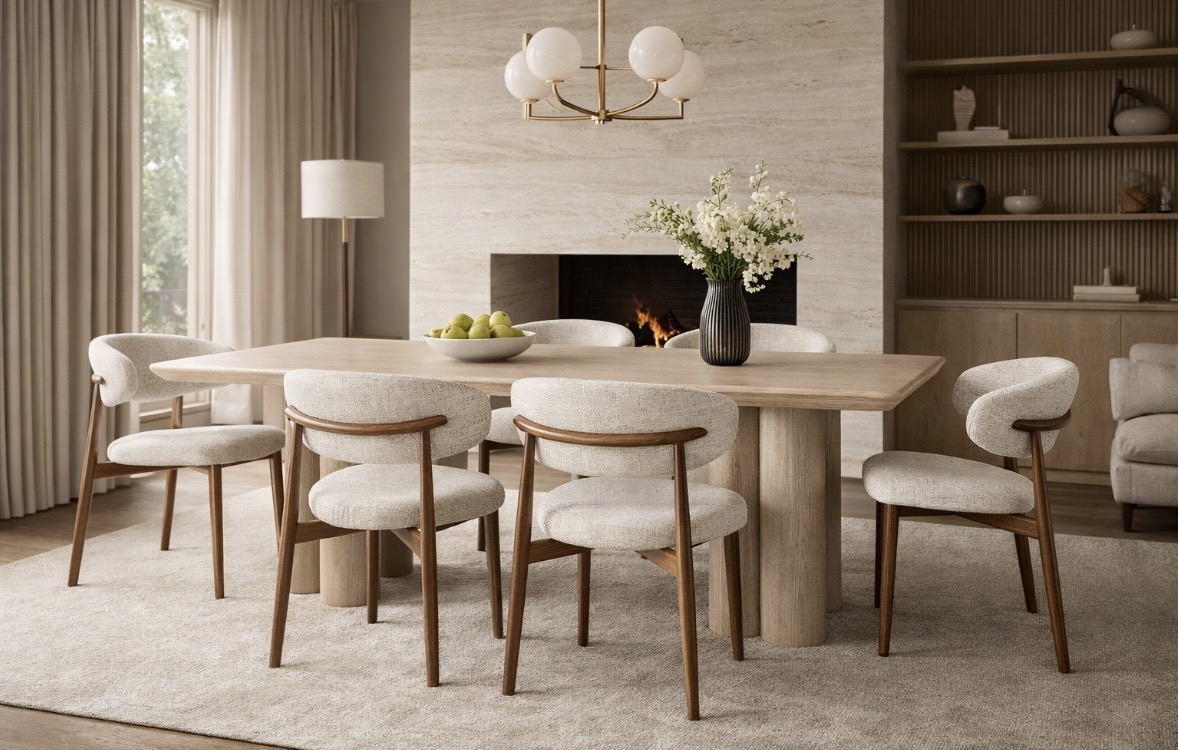 Chaises et tables Ixia chez Melimel Home - Design espagnol salle à manger