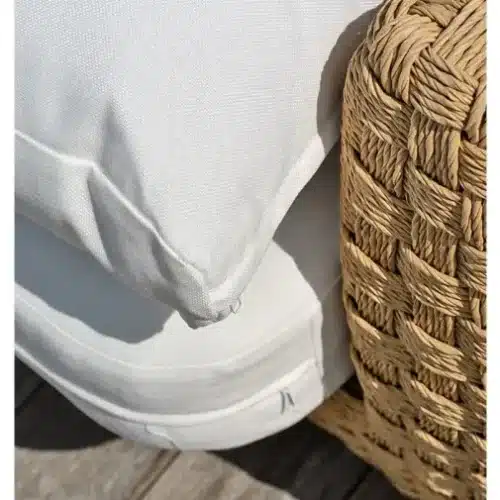 Salon de jardin Candinia 5 places — résine tressée naturelle - 4