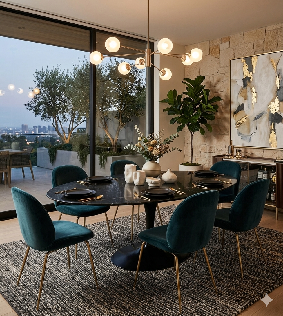 Tables à manger Athezza chez Melimel Home - Design français contemporain haut de gamme