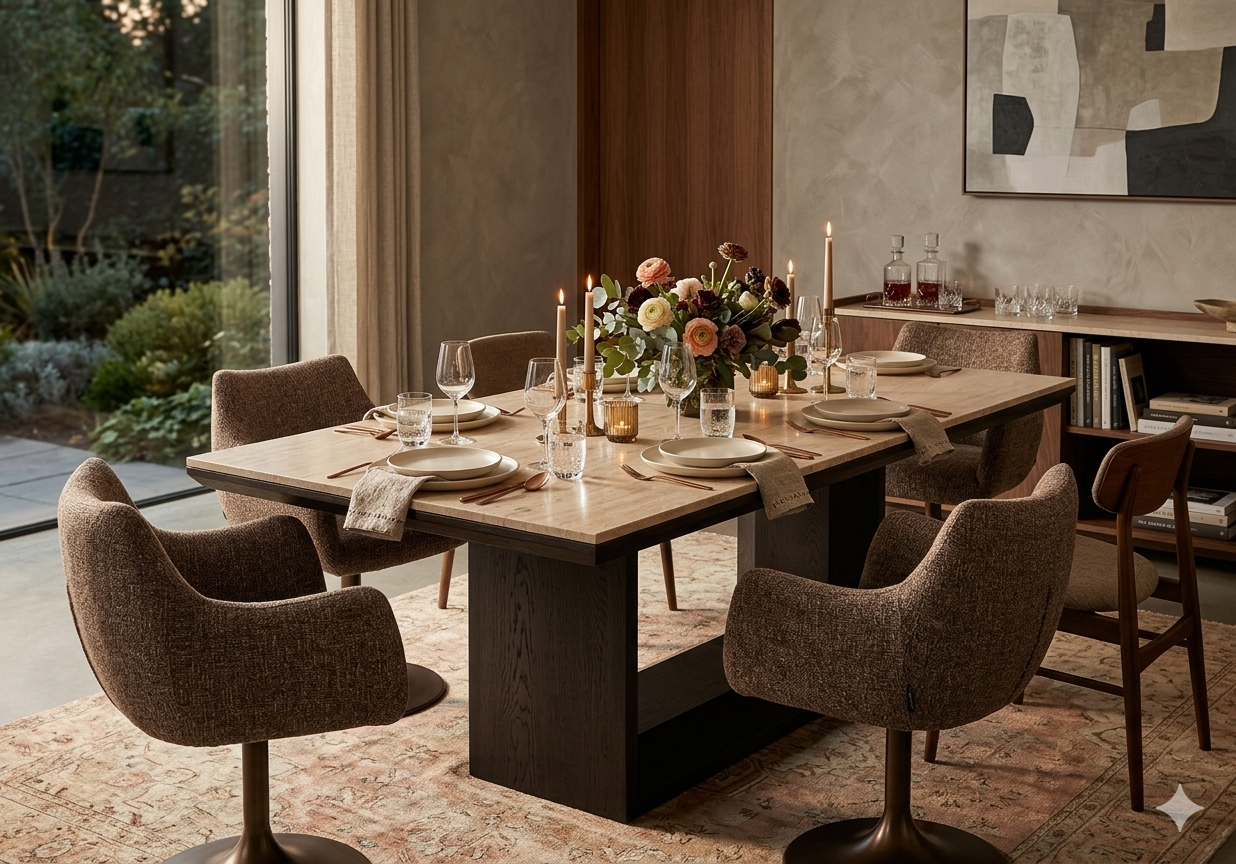 Tables à manger Richmond Interiors chez Melimel Home - Tables luxe marbre design néerlandais