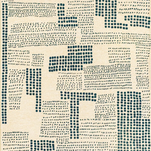 Tapis Zen Graphique Vert Sapin — Louis De Poortere Craft Zen Garden 2076