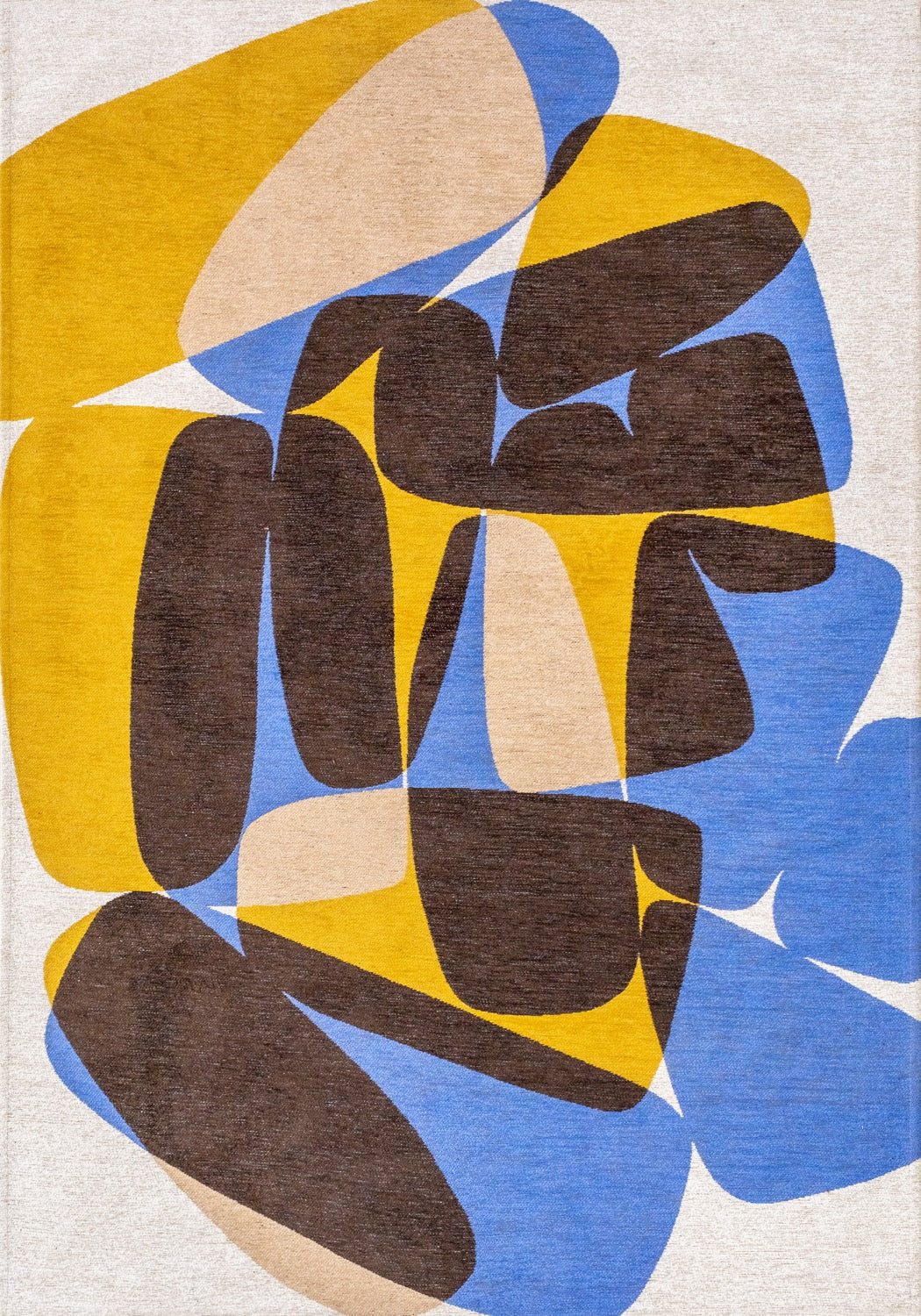 Tapis Effet Pierre Naturel Bleu Soleil — Louis De Poortere Gallery Stones 2085