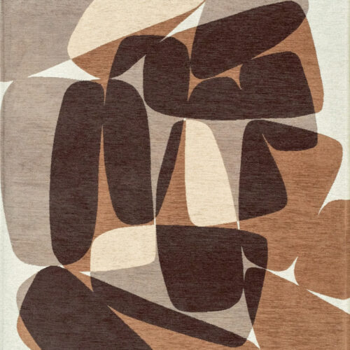 Tapis Effet Pierre Naturel Brun Sable — Louis De Poortere Gallery Stones 2087