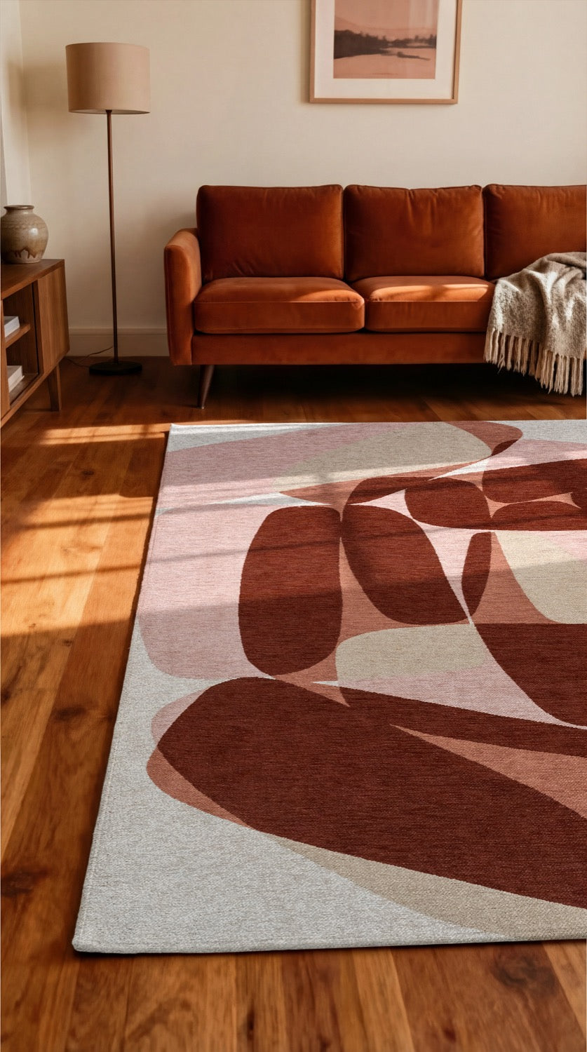 Tapis Effet Pierre Naturel Noir Eclipse — Louis De Poortere Gallery Stones 2086 Tapis Effet Pierre Naturel Brun Cerise