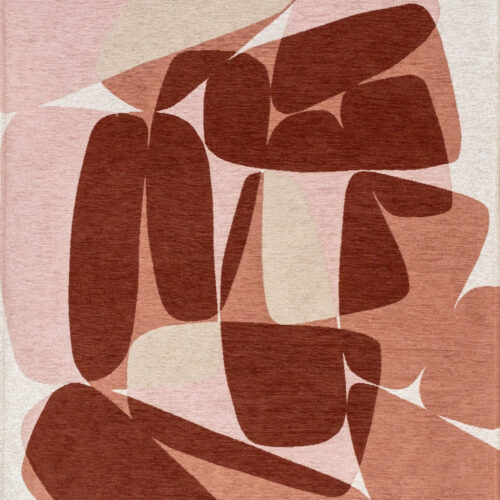 Tapis Effet Pierre Naturel Brun Cerise — Louis De Poortere Gallery Stones 2088