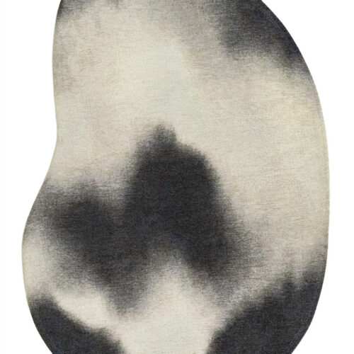 Tapis Aquarelle Salon Bleu Pluie — Louis De Poortere Meditation Aquarelle 2091