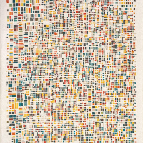 Tapis Cubiste Géométrique Multicolore — Louis De Poortere Gallery Cubik 2094
