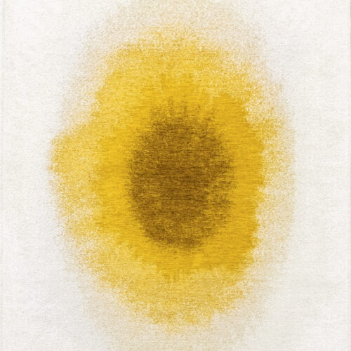 Tapis Design Halo Jaune — Louis De Poortere Meditation Drop 2100