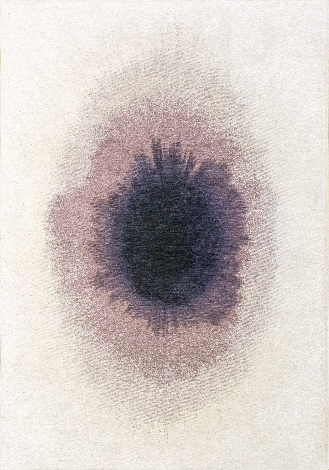 Tapis Coloré Design Mauve — Louis De Poortere Meditation Drop 2101