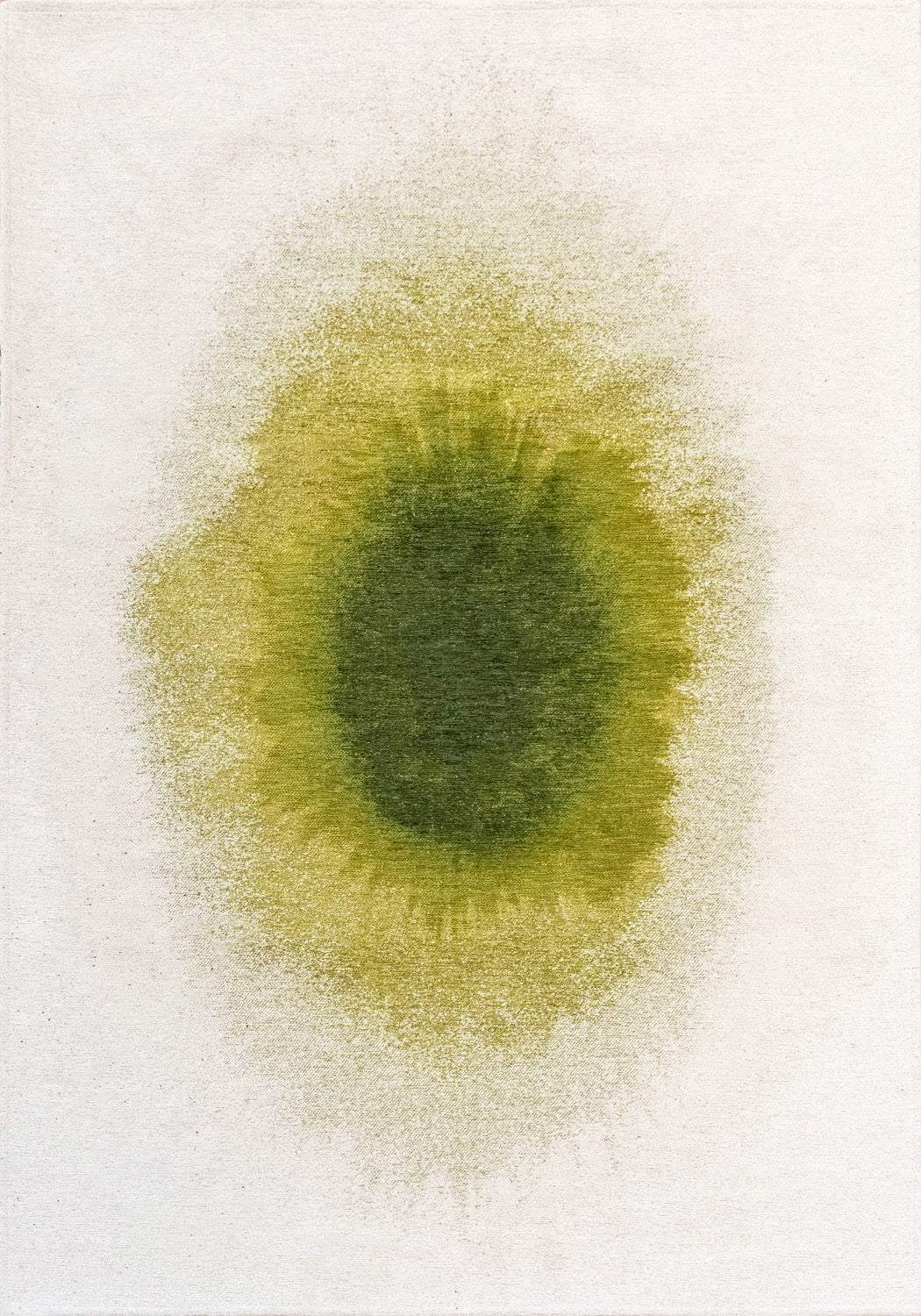 Tapis Coloré Design Vert Poivron — Louis De Poortere Meditation Drop 2105