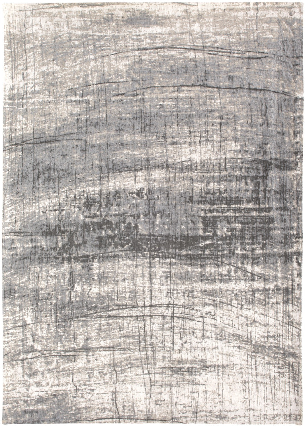 Tapis Graphique Design Vintage Gris Pierre — Louis De Poortere Mad Men Griff 8420