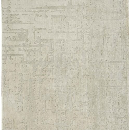 Tapis Géométrique Ethnique Beige Sec — Louis De Poortere Structures Baobab 9197