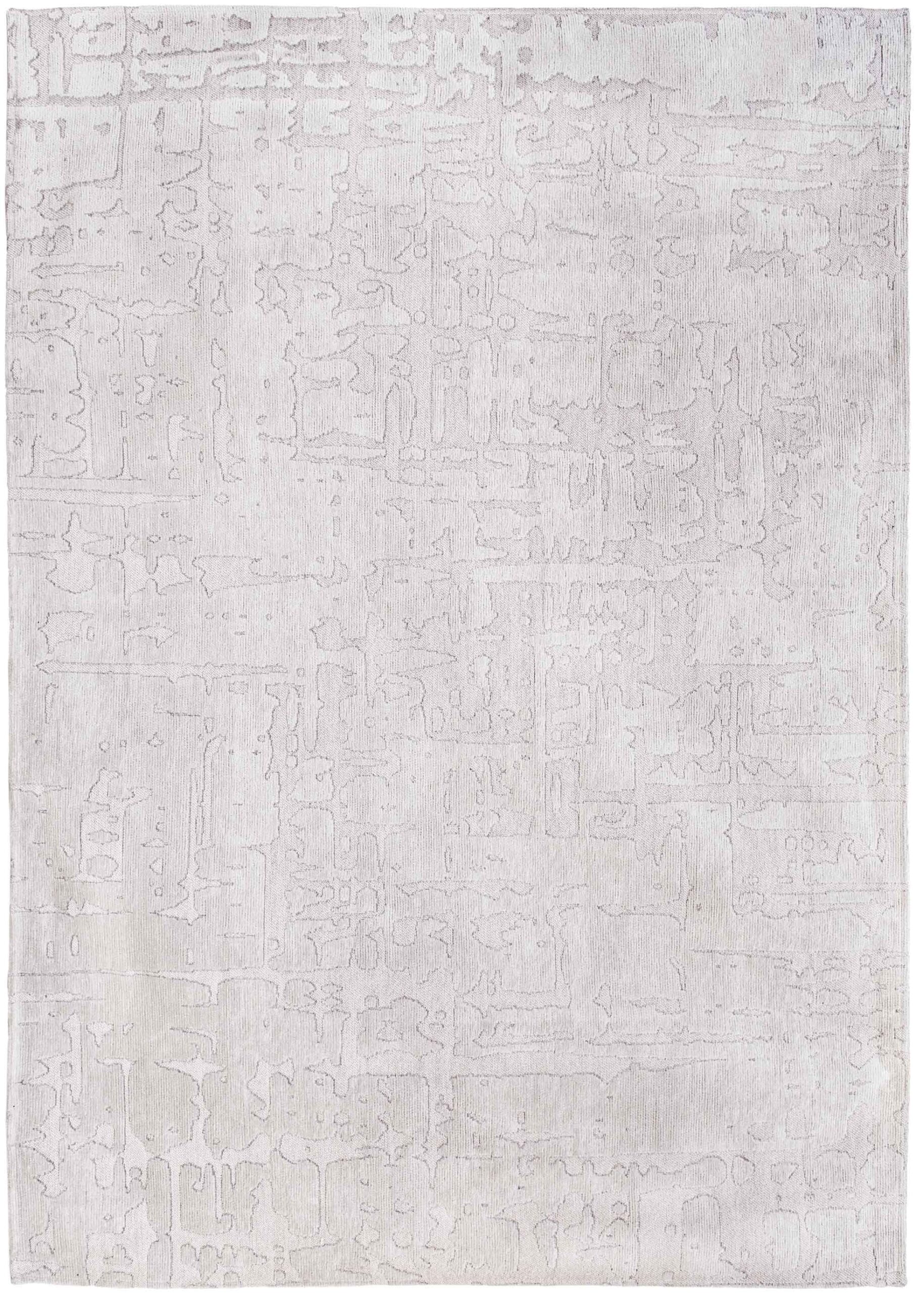 Tapis Géométrique Ethnique Or — Louis De Poortere Structures Baobab 9201 Tapis Géométrique Ethnique Beige Nacré