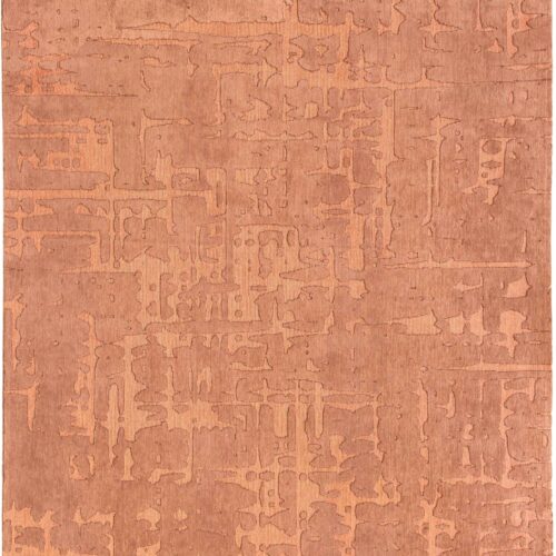 Tapis GĆ©omĆ©trique Ethnique CuivrĆ© ā Louis De Poortere Structures Baobab 9199