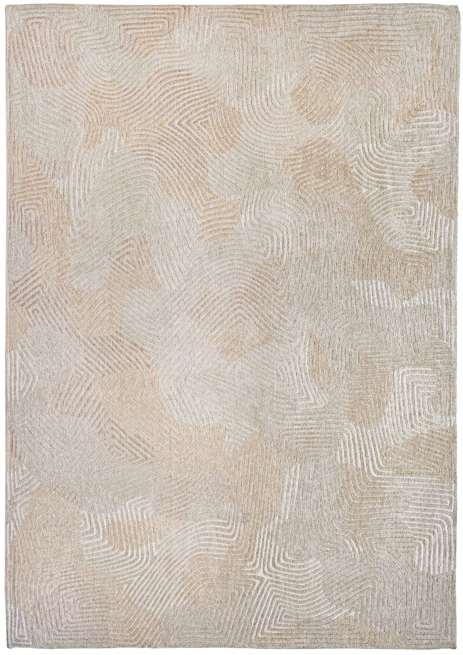 Tapis Doux Salon Beige Nacré — Louis De Poortere Meditation Coral 9229