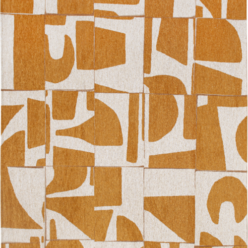 Tapis Graphique Design Curry — Louis De Poortere Craft Papercut 9367