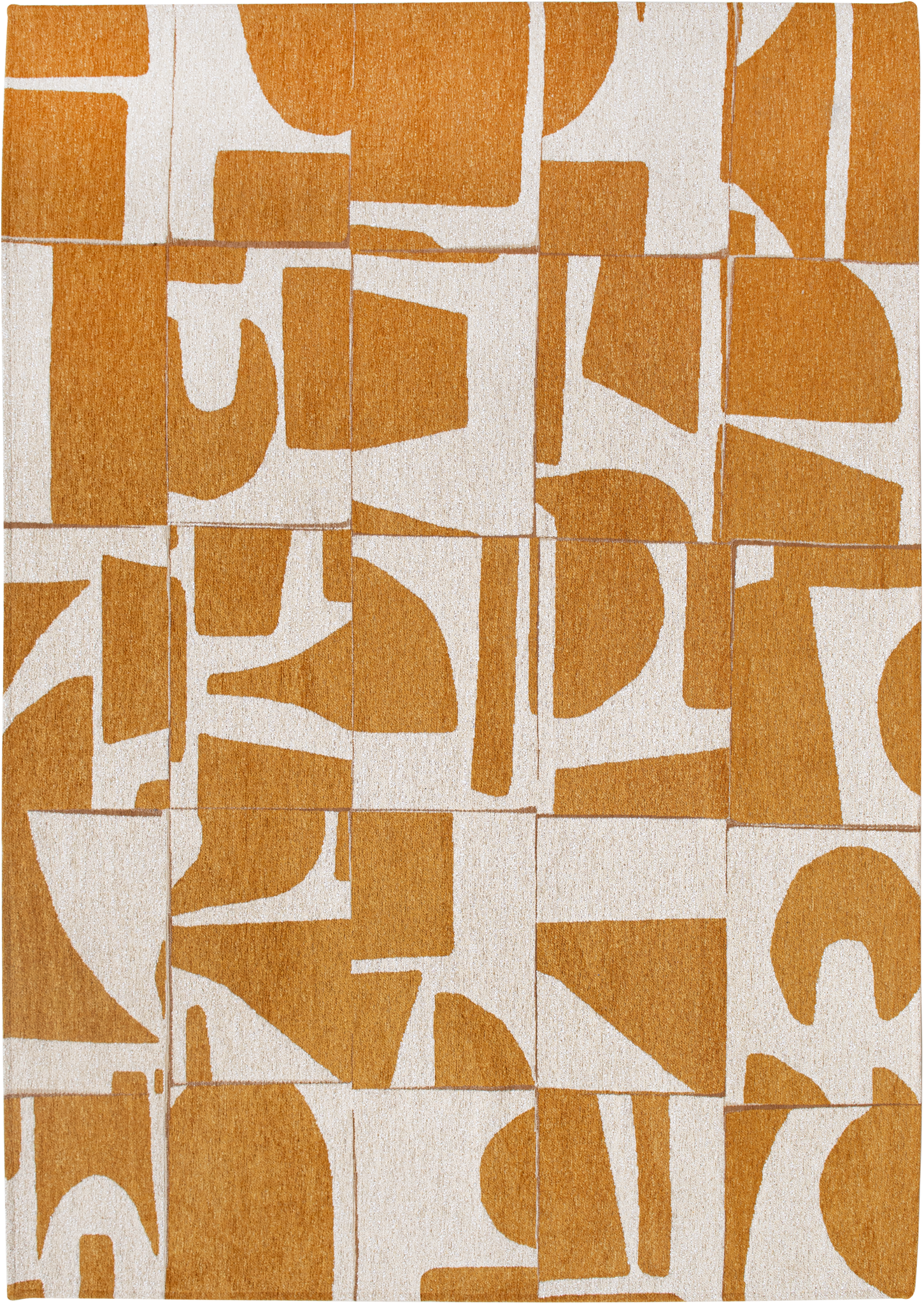 Tapis Graphique Design Curry — Louis De Poortere Craft Papercut 9367